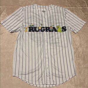 Nickelodeon Rugrats Pinstriped Baseball Jersey Size Medium